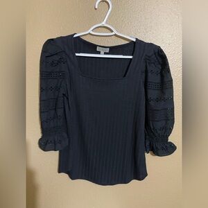 Womens black dress top. Size small